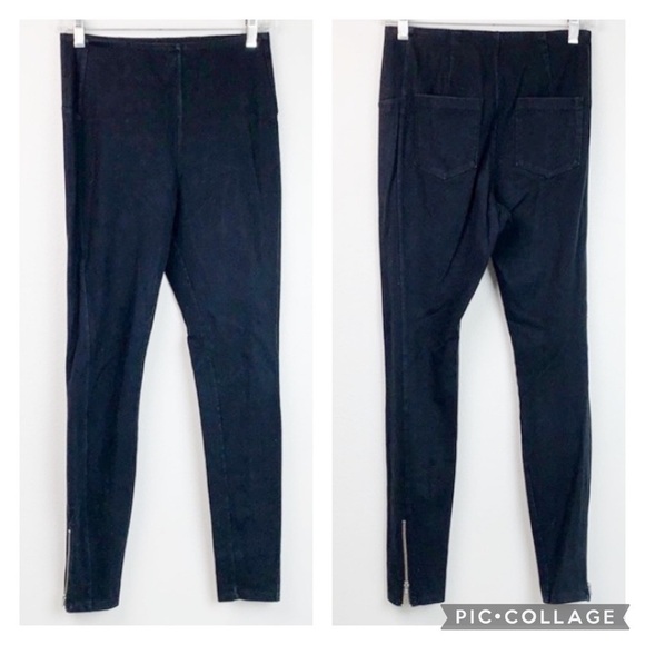 Lysse hip & belly slimming high waist stretch twill jeggings zipper ankle EUC - Picture 1 of 9